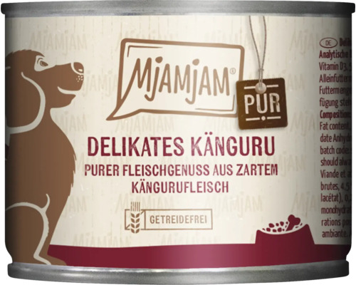 Mjamjam Hundenassfutter Delikates Känguru