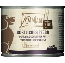 Mjamjam Hundefutter Pferd im Konservendose