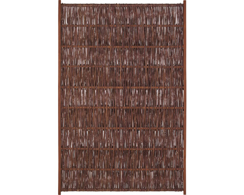 Weidenzaun für den Garten als Sichtschutz