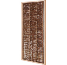 Dekoratives Weidenelement mit Holzrahmen