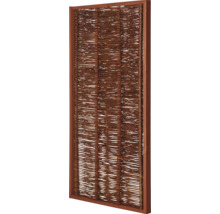 Weidenzaun-Element mit Holzrahmen für den Garten.