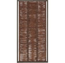 Sichtschutzelement aus Weide mit Rahmen