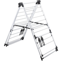 Wäscheständer aus Metall mit Schuhhaltern