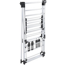 Wäscheständer aus Metall mit Kleiderbügelhalterungen