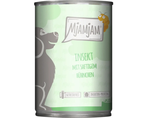Mjamjam Hundenassfutter Insekt mit saftigem Hühnchen