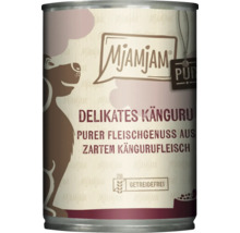 Mjamjam Hundefutter mit zartem Kängurufleisch im Konservendoseformat