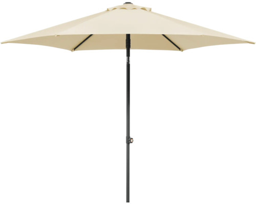 Gartenschirm mit schwarzem Ständer