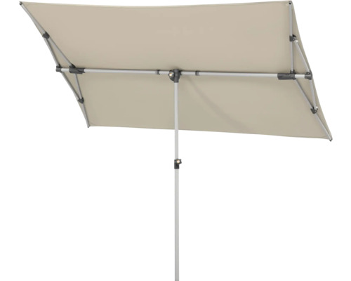 Rechteckiger Sonnenschirm mit Metallgestell