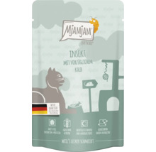 Mjamjam Quetschie Katzenfutter mit Insekt und Kalb