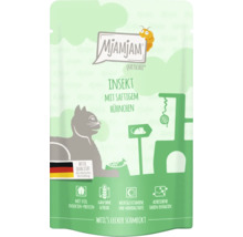 Mjamjam Quetschie Katzenfutter mit Insekt und saftigem Hühnchen