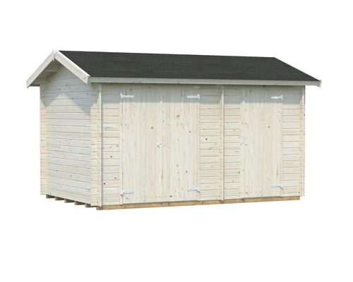 Holzgartenhaus mit Doppeltür und Satteldach