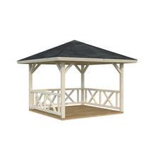 Holzpavillon mit Dach