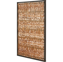 Sichtschutzelement mit Holzrahmen und Weidenfüllung