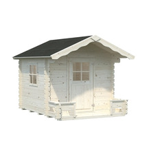 Gartenhaus aus Holz mit Tür und Fenster