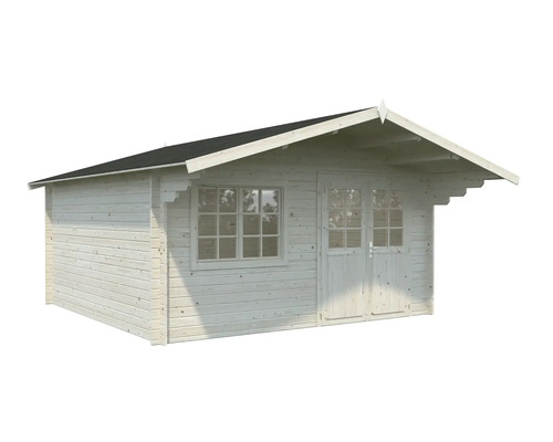 Gartenhaus aus Holz mit Fenster und Tür