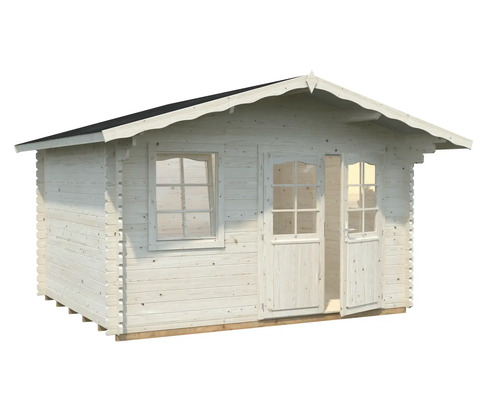 Gartenhaus aus Holz mit Fenster und Doppeltür