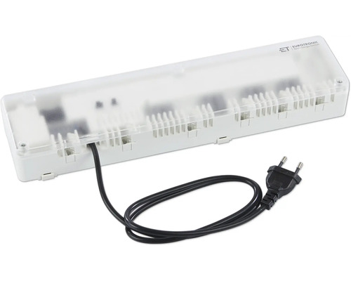 Eurotronic Steckdosenleiste mit sechs Steckplätzen und Stromkabel