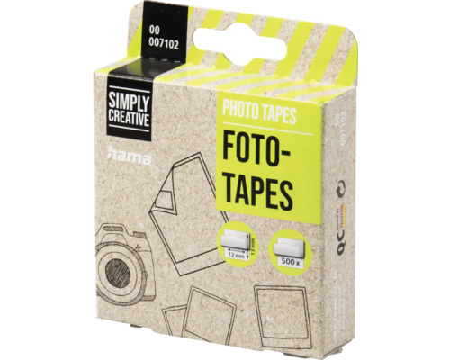 Fototape-Spender 500 Tapes Packung Fotoecken von Hama