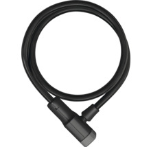 Schwarzes Kabelschloss für Fahrräder