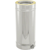 Edelstahl-Abgasrohr mit Wärmedämmung für Kaminöfen