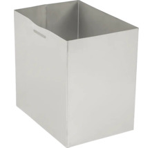 Rechteckiger Pflanzkübel aus Metall mit Griffmulden