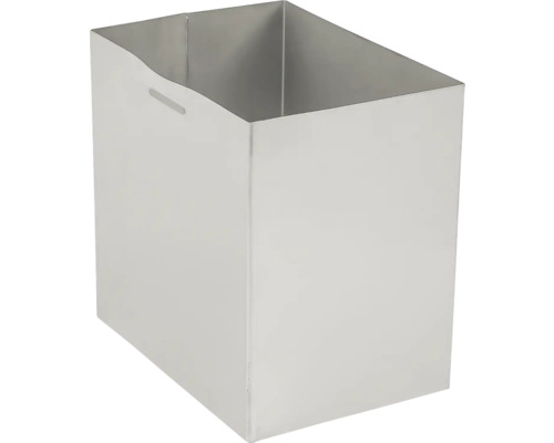 Rechteckiger Pflanzkübel aus Metall mit Griffmulden