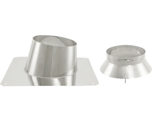 Edelstahl Kaminrohr Dachdurchführung und Kaminrohrverbinder