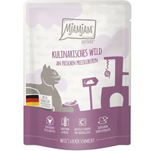 Mjamjam Quetschie Kulinarisches Wild Katzenfutter im Beutel