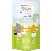 Mjamjam Quetschie Katzenfutter Huhn und Sellerie