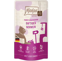 Mjamjam Quetschie Katzenfutter Saftiges Schwein