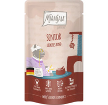 Mjamjam Senior Katzenfutter leckeres Rind
