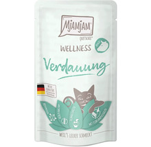 Mjamjam Quetschie Wellness Verdauung Katzenfutter im Portionsbeutel