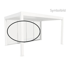 Seitenwandelemente aus Glas für eine Terrassenüberdachung