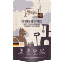 Mjamjam Katzenfutter Quetschie Pferd