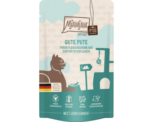 Mjamjam Gute Pute Katzenfutter Quetschie