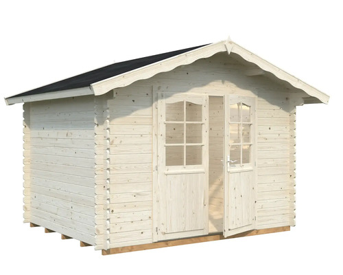 Holzgartenhaus mit Doppeltür und Dachpappe