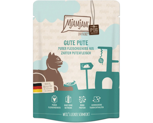Mjamjam Quetschie Katzenfutter Gute Pute