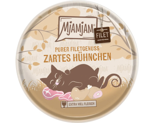 Mjamjam Schale Katzenfutter Zartes Hühnchen