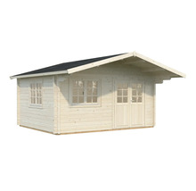 Gartenhaus aus Holz mit Fenster und Tür