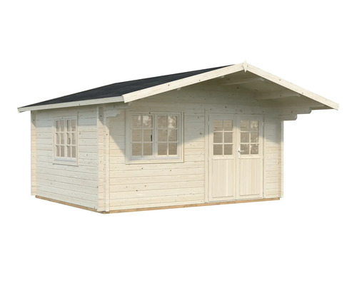 Gartenhaus aus Holz mit Fenster und Tür