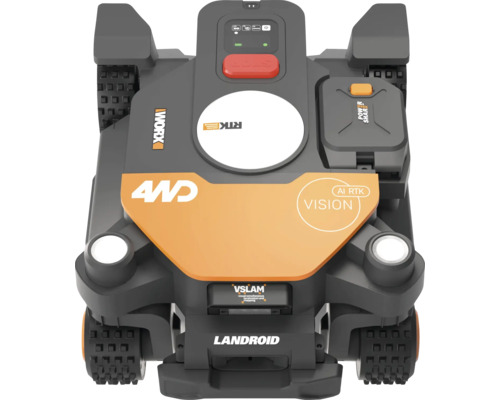 Worx Landroid Mähroboter mit Allradantrieb und Vision Technologie