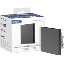 Aqara Smart Wall Switch H1 EU mit Neutralleiter, Einzelwippe und Verpackung