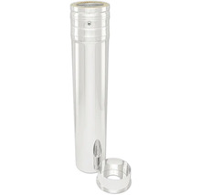 Edelstahlschornstein mit Montagezubehör