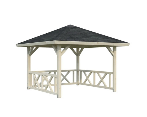 Holzpavillon mit Dach