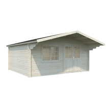 Gartenhaus aus Holz mit Fenster und Doppeltür