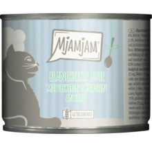 Mjamjam Katzenfutter mit blanchierter Pute und Möhren in Dose