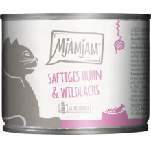 Mjamjam Katzenfutter mit Huhn und Wildlachs in Dose