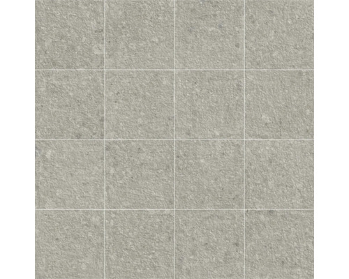 Anordnung von sechzehn Bodenfliesen mit Steinstruktur