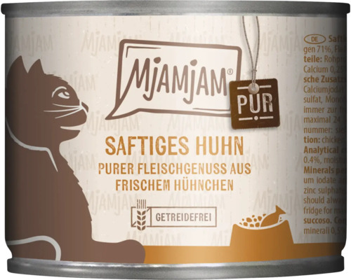Mjamjam Nassfutter Saftiges Huhn für Katzen