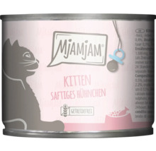 Mjamjam Katzenfutter für Kitten, saftiges Hühnchen, getreidefrei in Dose